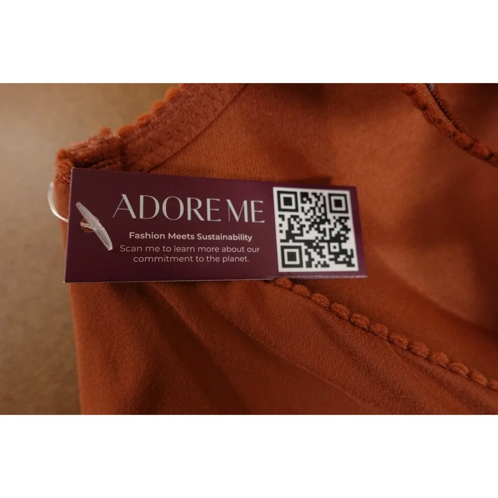 Adore Me Womens Size 34D Brown Johanna Wireless Contour Demi Bra‎ NWT